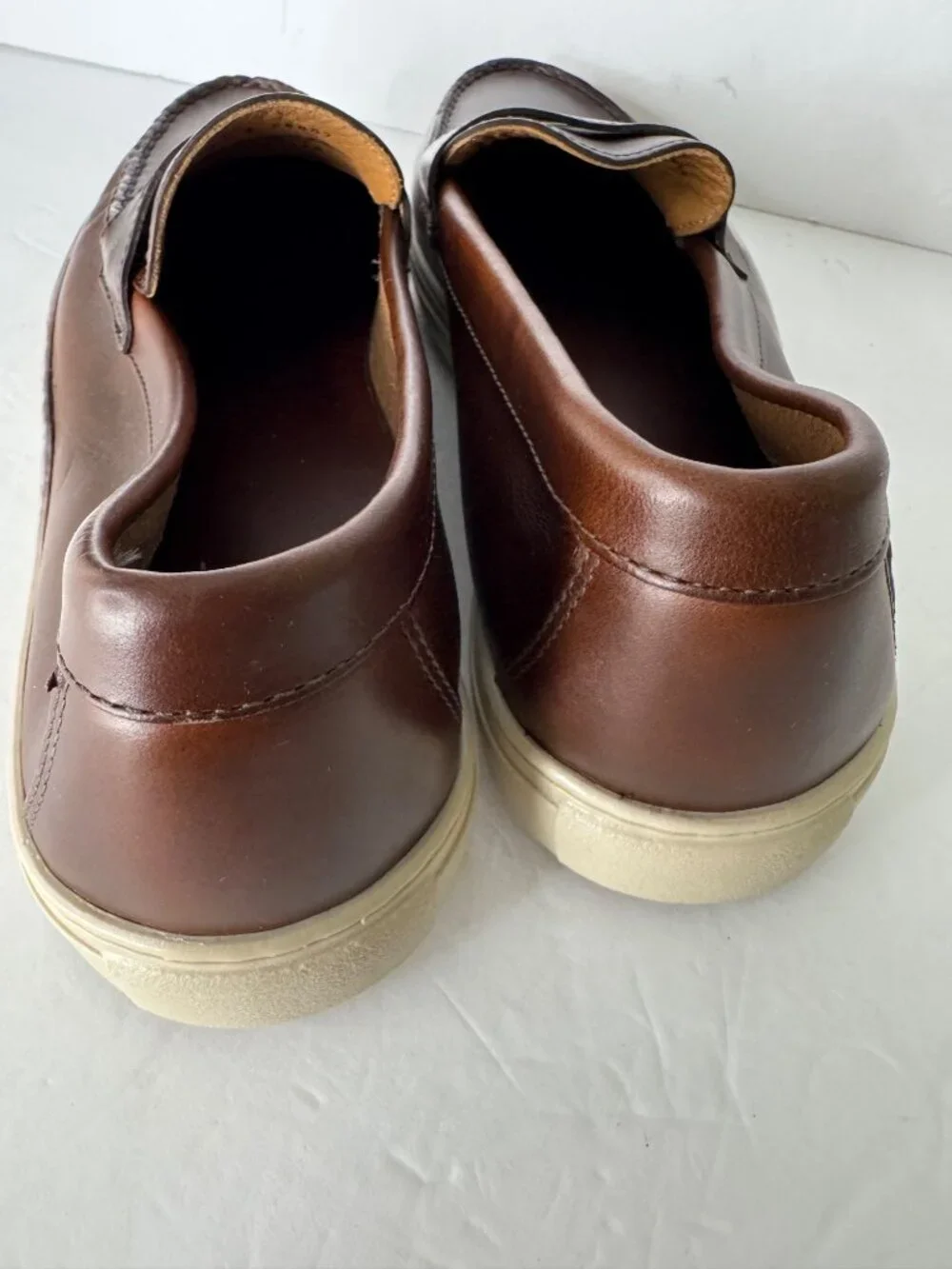 J.Crew Leather hybrid Casual Penny Leather Loafers Men's Size 10.5 New